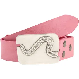 rettungsring gürtel Damengürtel Leder pink 110
