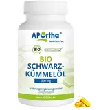 APOrtha® Bio-Schwarzkümmelöl 500 mg - vegane Kapseln 120 St