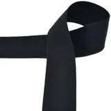Die Stofftante Gummiband 40 mm breit, Schwarz, Meterware