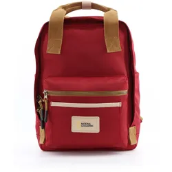 Cityrucksack NATIONAL GEOGRAPHIC "Legend", Gr. B: 27.00cm, rot, Nylon, Rucksäcke, mit vielen Funktionen