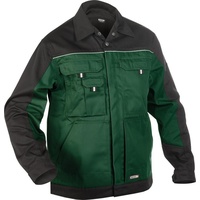 DASSY DASSY® Lugano Zweifarbige Arbeitsjacke flaschengrün/schwarz S