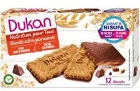 Dukan Biscuits de son d'avoine nappés chocolat Cookies 200 g