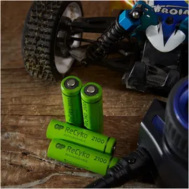 GP Batteries ReCyko Mignon AA NiMH 2100mAh, 2er-Pack (120210AAHCE-C2)