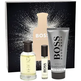 HUGO BOSS Boss Bottled Eau de Toilette mini 100 ml + Shower Gel 100 ml + Eau de Toilette 10 ml Geschenkset