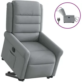 vidaXL Relaxsessel mit Aufstehhilfe Elektrisch 91,5 x 102,5 x 0 cm Hellgrau