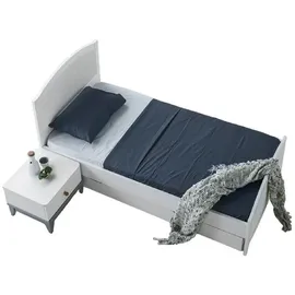 JV Möbel Bett + Nachttisch Kinderzimmer Möbel Bett Kinderbett Nachttisch), 2tlg.