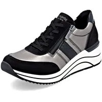 REMONTE Sneaker in Schwarz/Silber | Gr.: 36