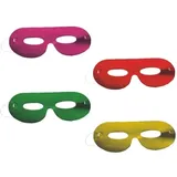 Papstar Gesichtsmasken farbig sortiert "Metallic"
