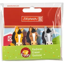 Brunnen Radiergummi Pferde 3er