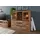 MASSIVMOEBEL24.DE Highboard 155 x 140 x 43 cm Braun