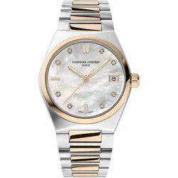 Frederique Constant Highlife Ladies Quartz FC-240MPWD2NH22B - perlmutt,Edelstahl,Roségold - 31mm