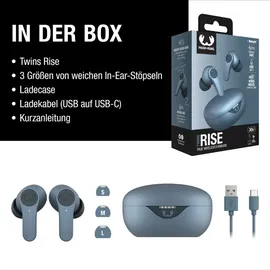 Fresh 'n Rebel Twins Rise ANC True Wireless Stereo TWS IPX4 (Blau)
