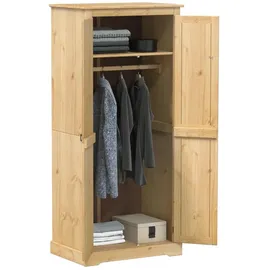 vidaXL Kleiderschrank Corona 76x50x170 cm Massivholz Kiefer