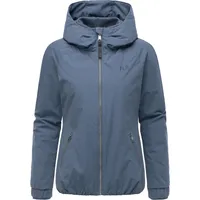 Ragwear Damen warme Wasserdichte Winterjacke mit Kapuze Dizzie Warm II Indigo Blue Gr. M - M