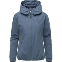 Ragwear Damen warme Wasserdichte Winterjacke mit Kapuze Dizzie Warm II Indigo Blue Gr. M - M