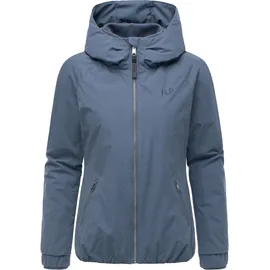 Ragwear Damen warme Wasserdichte Winterjacke mit Kapuze Dizzie Warm II Indigo Blue Gr. M - M