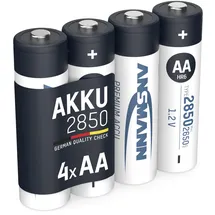 Ansmann Akku Mignon AA 2650 mAh 4 St.
