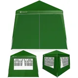 CASARIA Faltpavillon 3 x 3 m inkl. 4 Seitenteile Grün