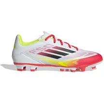 adidas F50 Club FG/MG Herren Cloud White/Core Black/Solar Yellow 43 1/3