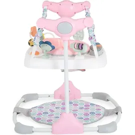 Moni Hopser Hop Fußstütze Musik höhenverstellbar 360 drehbarer Sitz Spielcenter rosa