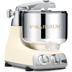 Ankarsrum Assistent Original AKR6230 Küchenmaschine, Creme, Küchenmaschine, Beige, Silber