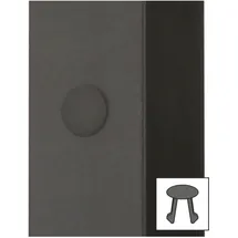 Hettich Cadro Blindstopfen schwarz