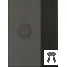 Hettich Cadro Blindstopfen schwarz