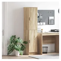 vidaXL Highboard 35 x 168 x 39 cm Sonoma Eiche / Beige