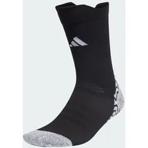 adidas GRIP Knitted Light Performance Crew Fußballsocken 46-48 Schwarz/Weiß
