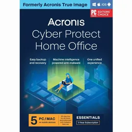 Acronis Cyber Protect Home Office Essentials ML 5 Geräte 12 Monate ML Win Mac Android iOS