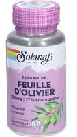 SOLARAY FEUILLE OLIVIER CAPS 30 Capsule(S) pc(s)