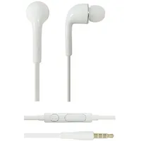 K-S-Trade Qualitativ & Innovativ Kopfhörer Headset Für Huawei Y6 II Compact Mit Mikrofon U Lautstärkeregler Weiß 3,5mm Klinke Kabel Headphones