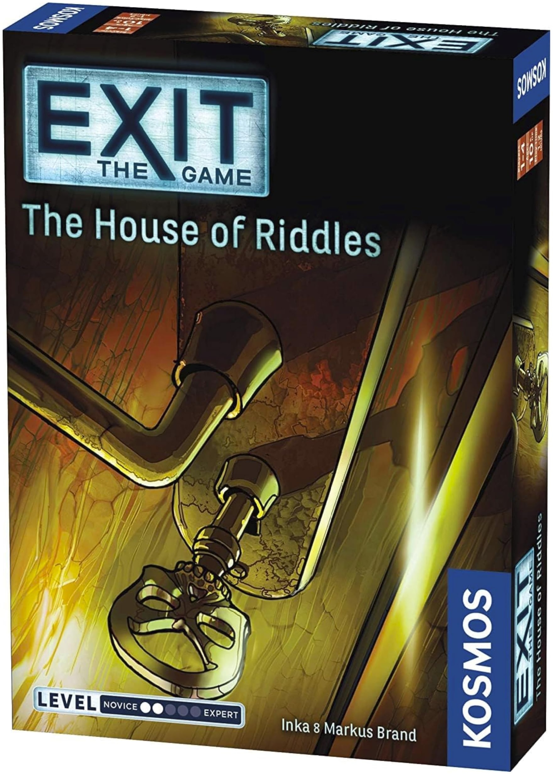 Thames & Kosmos - EXIT: The House of Riddles - Level: 2/5 - Unique Escape Room Game - 1-4 Players - Puzzle Solving Strategy Board Games for Adults & Kids, Ages 10+ - 694043