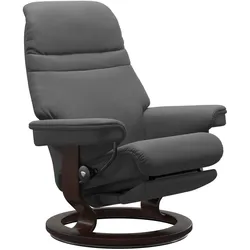 Stressless Sunrise | Power Sessel M Batick Grau Braun