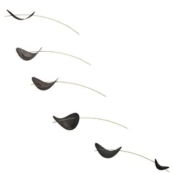 Flensted Mobiles - Drifting Clouds Mobile, schwarz