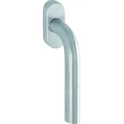 HOPPE DF-Fenstergriff Bonn E050/U30 mit ovaler Rosette,VK7x35 F69 matt gebürstet