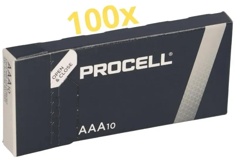 1000x Duracell Procell MN2400 Micro Batterie