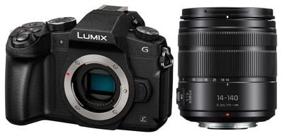 Panasonic Lumix DMC-G81 + 14-140mm Micro Four Thirds schwarz