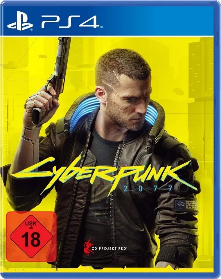 Cyberpunk 2077 - Day One Edition PlayStation 4, (kostenloses Upgrade auf PS5) - Spanische Version – Mehrsprachig