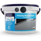 plid Bodenversiegelung Flüssigkunststoff Innen & Außen - Bodenbeschichtung - Flüssig PVC, Wasserfest grau