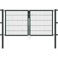 GAH Alberts GAH-Alberts Stabgitter Doppeltor Flexo 200 x 100 cm, Typ 6/5/6, anthrazit, zum Einbetonieren