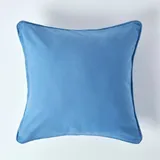Homescapes Kissenbezug 60 x 60 cm Blau