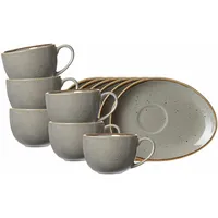 Ritzenhoff & Breker Kaffeetasse mit Untertasse 0,2 l Braun 6 St.