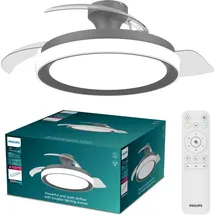 Philips Bliss Deckenventilator mit Beleuchtung 106 cm Schwarz