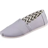TOMS Women Espadrille, Drizzle Grey Recycled Cotton Canvas, 41 EU – 41