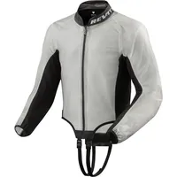 RevIt! Revit Trackmaster H2O Regenjacke - Black / Clear - L
