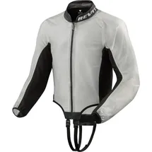 RevIt! Revit Trackmaster H2O Regenjacke - Black / Clear - L
