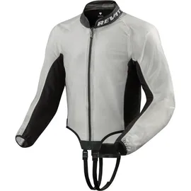 RevIt! Revit Trackmaster H2O Regenjacke - Black / Clear - L