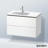 Duravit L-Cube Waschtischunterschrank, 2 Auszüge, LC629101818,