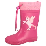 Beck Mädchen Unicorn Gummistiefel, Pink, 27 EU